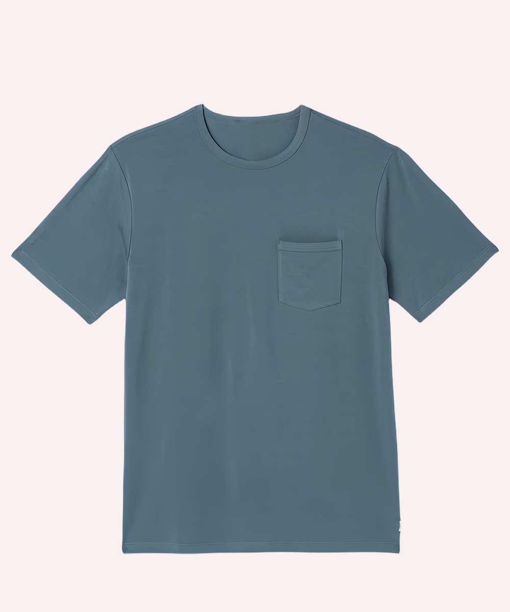 Pocket Tee blank customizable apparel sample