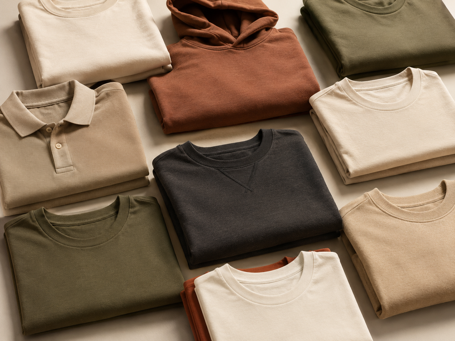 Premium custom apparel samples